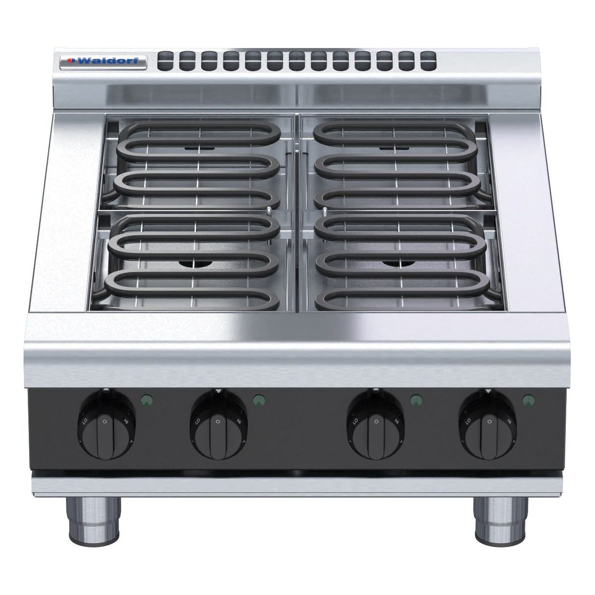 Waldorf Bold 600mm Electric Cooktop Low Back Version - Bench Model - RNLB8400E-B