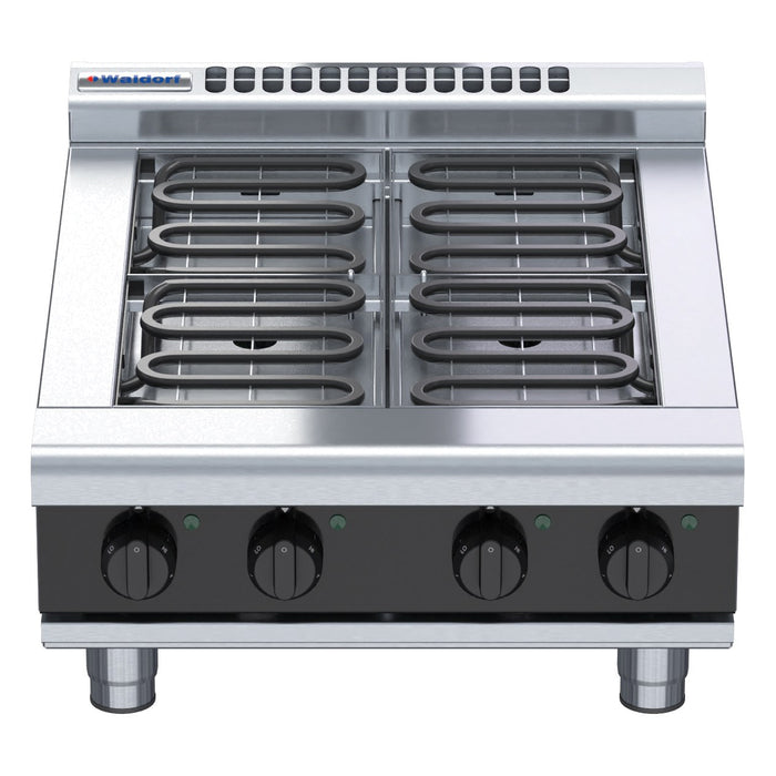 Waldorf Bold 600mm Electric Cooktop Low Back Version - Bench Model - RNLB8400E-B