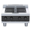 Waldorf Bold 600mm Electric Cooktop Low Back Version - Bench Model - 4 Radiant Element - RNLB8400E-B