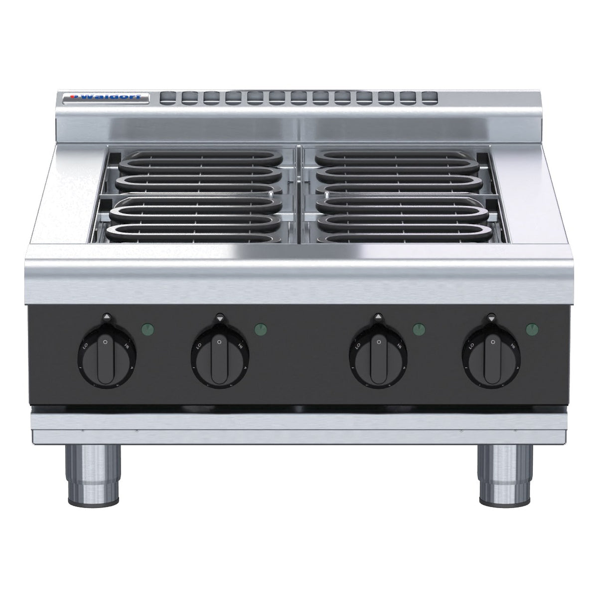 Waldorf Bold 600mm Electric Cooktop Low Back Version - Bench Model - RNLB8400E-B
