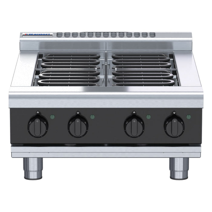 Waldorf Bold 600mm Electric Cooktop Low Back Version - Bench Model - RNLB8400E-B