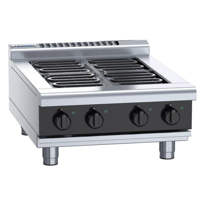 Waldorf Bold 600mm Electric Cooktop Low Back Version - Bench Model - RNLB8400E-B
