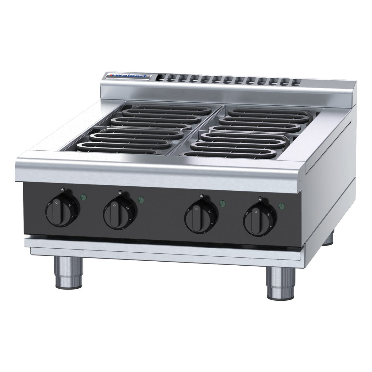 Waldorf Bold 600mm Electric Cooktop Low Back Version - Bench Model - RNLB8400E-B