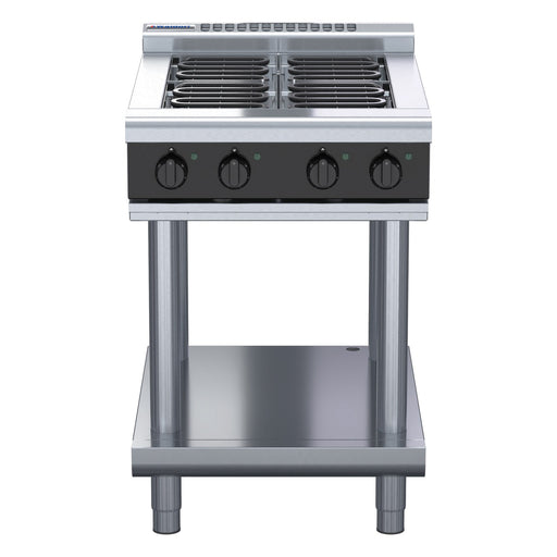 Waldorf Bold 600mm Electric Cooktop Low Back Version - Leg Stand - RNLB8400E-LS