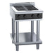 Waldorf Bold 600mm Electric Cooktop Low Back Version - Leg Stand - RNLB8400E-LS