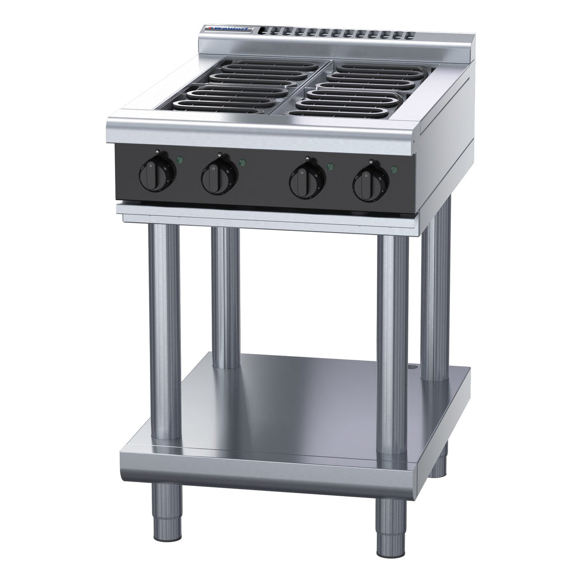 Waldorf Bold 600mm Electric Cooktop Low Back Version - Leg Stand - RNLB8400E-LS