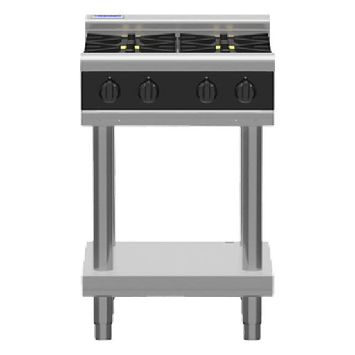 Waldorf Bold 600mm Gas Cooktop - Leg Stand - RNB8400G-LS
