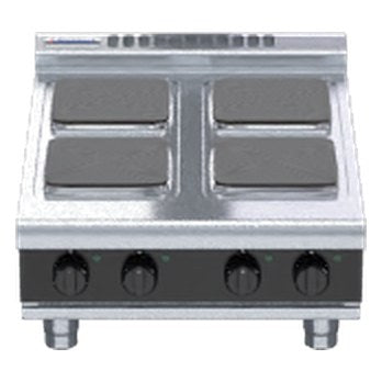 Waldorf Bold 600mm Electric Cooktop Sealed Hobs Low Back Version - Bench Model - RNLB8400SE-B