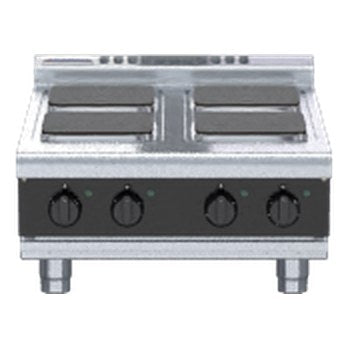 Waldorf Bold 600mm Electric Cooktop Sealed Hobs Low Back Version - Bench Model - RNLB8400SE-B