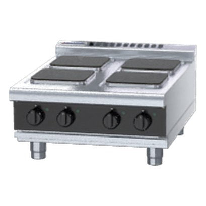 Waldorf Bold 600mm Electric Cooktop Sealed Hobs Low Back Version - Bench Model - RNLB8400SE-B