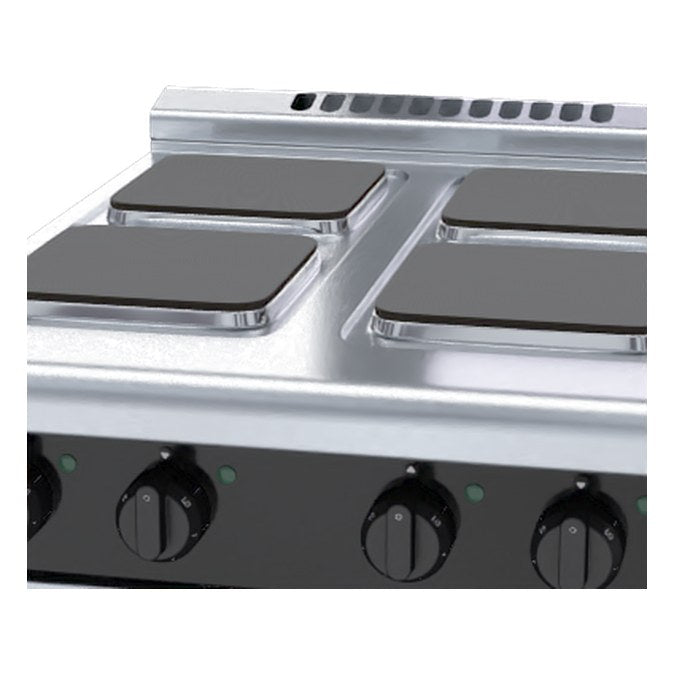 Waldorf Bold 600mm Electric Cooktop Sealed Hobs Low Back Version - Cabinet Base - RNLB8400SE-CD