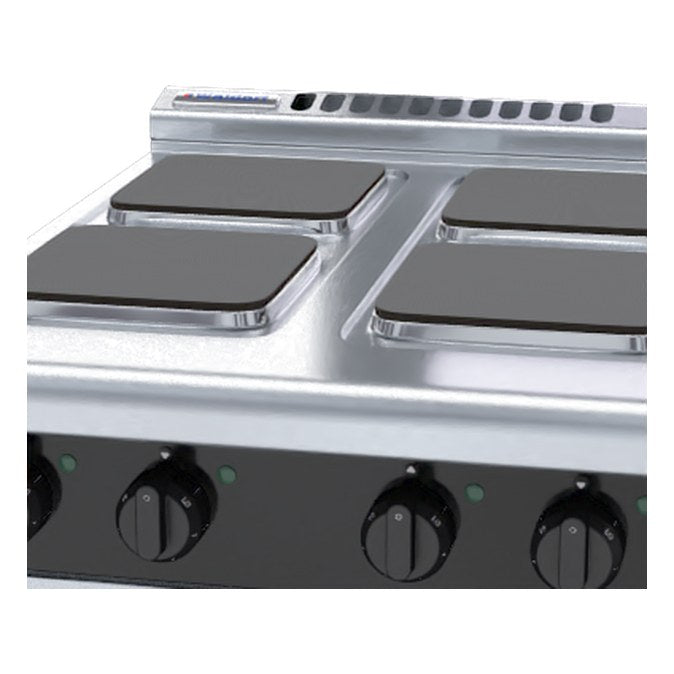 Waldorf Bold 600mm Electric Cooktop Sealed Hobs Low Back Version - Leg Stand - RNLB8400SE-LS