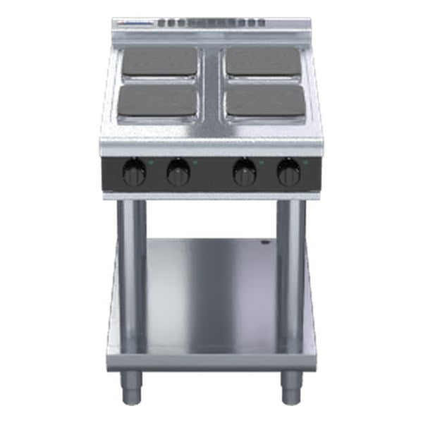 Waldorf Bold 600mm Electric Cooktop Sealed Hobs Low Back Version - Leg Stand - RNLB8400SE-LS