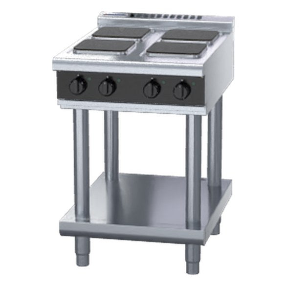 Waldorf Bold 600mm Electric Cooktop Sealed Hobs Low Back Version - Leg Stand - RNLB8400SE-LS