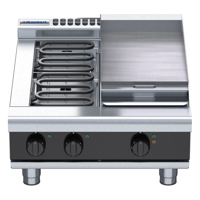 Waldorf Bold 600mm Electric Cooktop Low Back Version - Bench Model - RNLB8403E-B
