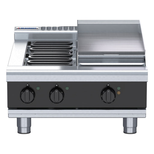 Waldorf Bold 600mm Electric Cooktop Low Back Version - Bench Model - RNLB8403E-B