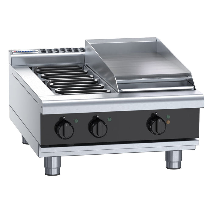 Waldorf Bold 600mm Electric Cooktop Low Back Version - Bench Model - RNLB8403E-B