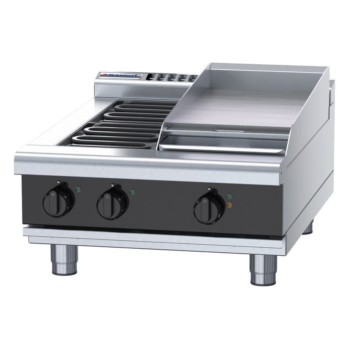 Waldorf Bold 600mm Electric Cooktop Low Back Version - Bench Model - RNLB8403E-B