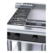 Waldorf Bold 600mm Electric Cooktop Low Back Version - Leg Stand - RNLB8403E-LS