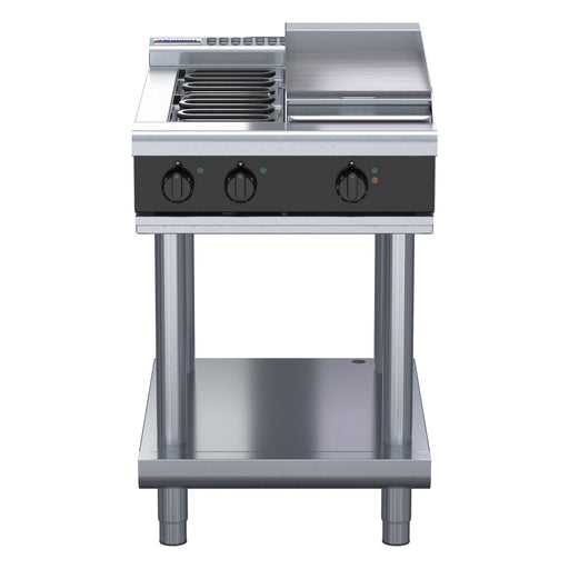Waldorf Bold 600mm Electric Cooktop Low Back Version - Leg Stand - RNLB8403E-LS