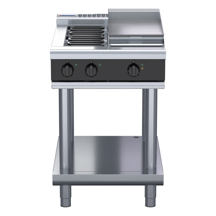Waldorf Bold 600mm Electric Cooktop Low Back Version - Leg Stand - RNLB8403E-LS