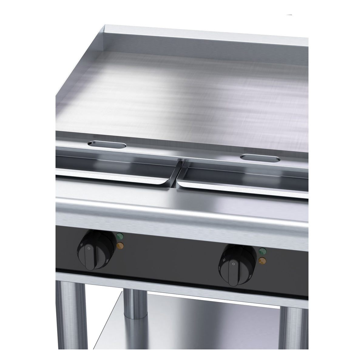 Waldorf Bold 600mm Electric Cooktop Low Back Version - Leg Stand - RNLB8406E-LS