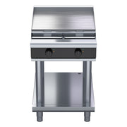 Waldorf Bold 600mm Electric Cooktop Low Back Version - Leg Stand - RNLB8406E-LS