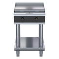 Waldorf Bold 600mm Electric Cooktop Low Back Version - Leg Stand - 600mm Griddle - RNLB8406E-LS