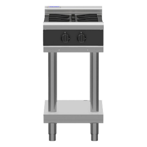 Waldorf Bold 450mm Gas Cooktop - Leg Stand - RNB8450G-LS