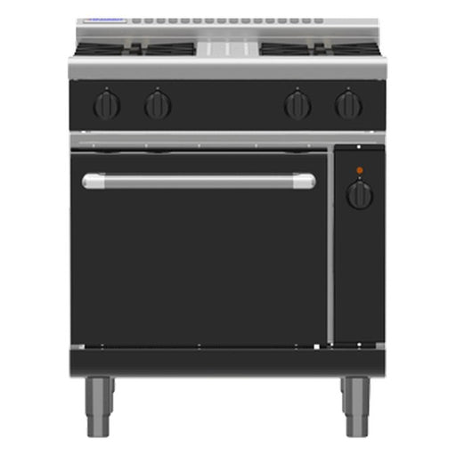 Waldorf Bold 750mm Gas Range Electric Convection Oven - RNB8513GEC