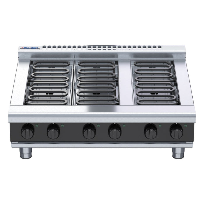 Waldorf Bold 900mm Electric Cooktop Low Back Version - Bench Model - RNLB8600E-B