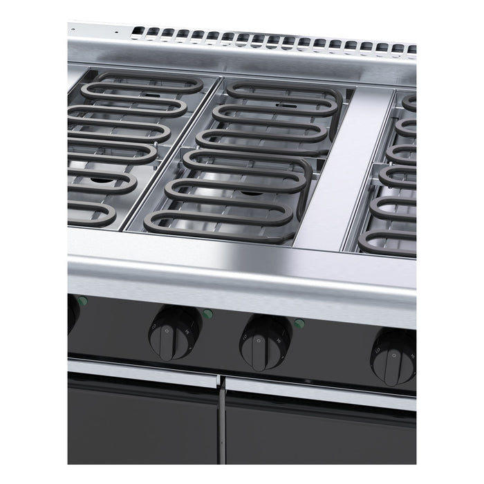 Waldorf Bold 900mm Electric Cooktop Low Back Version - Cabinet Base - RNLB8600E-CD