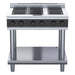 Waldorf Bold 900mm Electric Cooktop Low Back Version - Leg Stand - RNLB8600E-LS