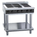 Waldorf Bold 900mm Electric Cooktop Low Back Version - Leg Stand - RNLB8600E-LS