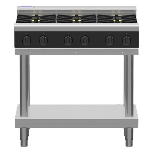 Waldorf Bold 900mm Gas Cooktop Low Back Version - Leg Stand - RNLB8603G-LS