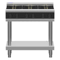 Waldorf Bold 900mm Gas Cooktop Low Back Version - Leg Stand - 900mm Griddle - RNLB8609G-LS