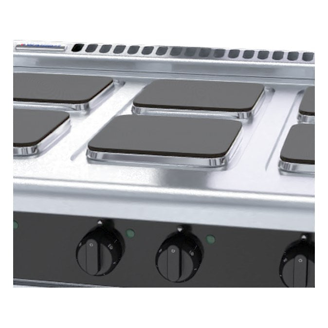 Waldorf Bold 900mm Electric Cooktop Sealed Hobs Low Back Version - Bench Model - RNLB8600SE-B