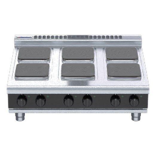 Waldorf Bold 900mm Electric Cooktop Sealed Hobs Low Back Version - Bench Model - RNLB8600SE-B