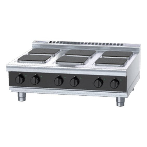 Waldorf Bold 900mm Electric Cooktop Sealed Hobs Low Back Version - Bench Model - RNLB8600SE-B