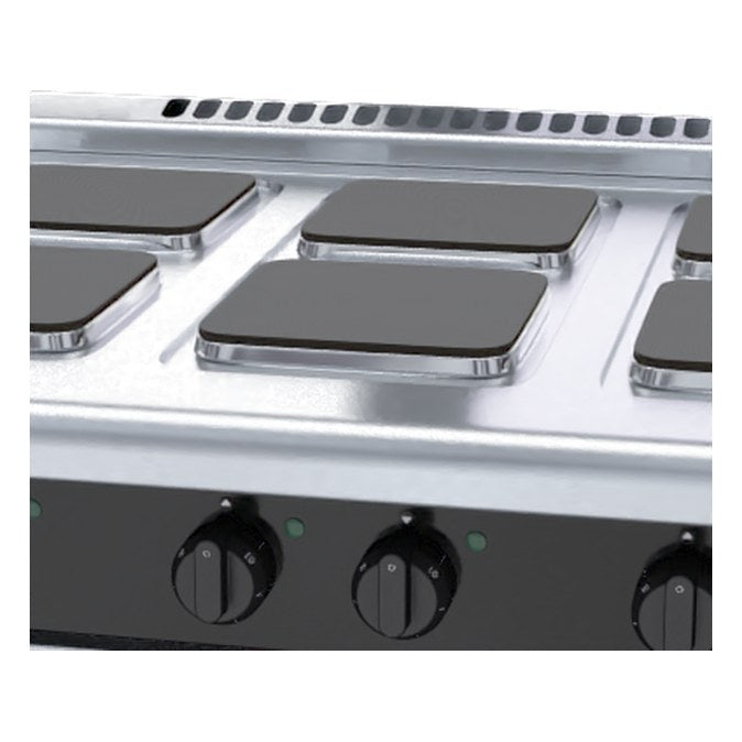 Waldorf Bold 900mm Electric Cooktop Sealed Hobs Low Back Version - Cabinet Base - RNLB8600SE-CD