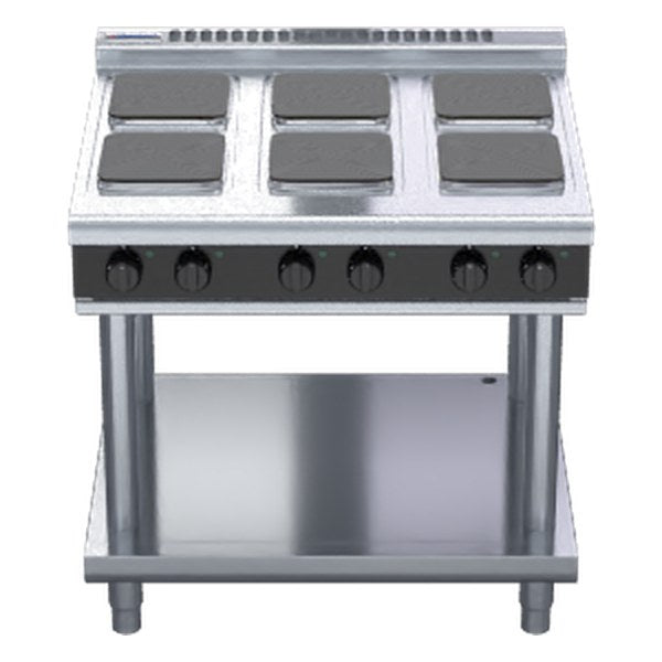 Waldorf Bold 900mm Electric Cooktop Sealed Hobs Low Back Version - Leg Stand - RNLB8600SE-LS