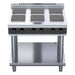 Waldorf Bold 900mm Electric Cooktop Sealed Hobs Low Back Version - Leg Stand - RNLB8600SE-LS