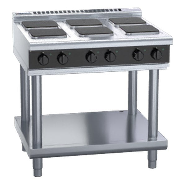 Waldorf Bold 900mm Electric Cooktop Sealed Hobs Low Back Version - Leg Stand - RNLB8600SE-LS