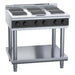 Waldorf Bold 900mm Electric Cooktop Sealed Hobs Low Back Version - Leg Stand - RNLB8600SE-LS