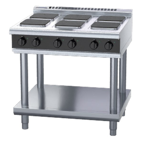 Waldorf Bold 900mm Electric Cooktop Sealed Hobs Low Back Version - Leg Stand - RNLB8600SE-LS