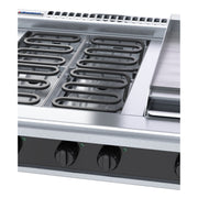 Waldorf Bold 900mm Electric Cooktop Low Back Version - Bench Model - RNLB8603E-B