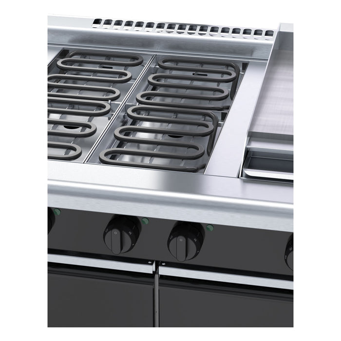 Waldorf Bold 900mm Electric Cooktop Low Back Version - Cabinet Base - RNLB8603E-CD