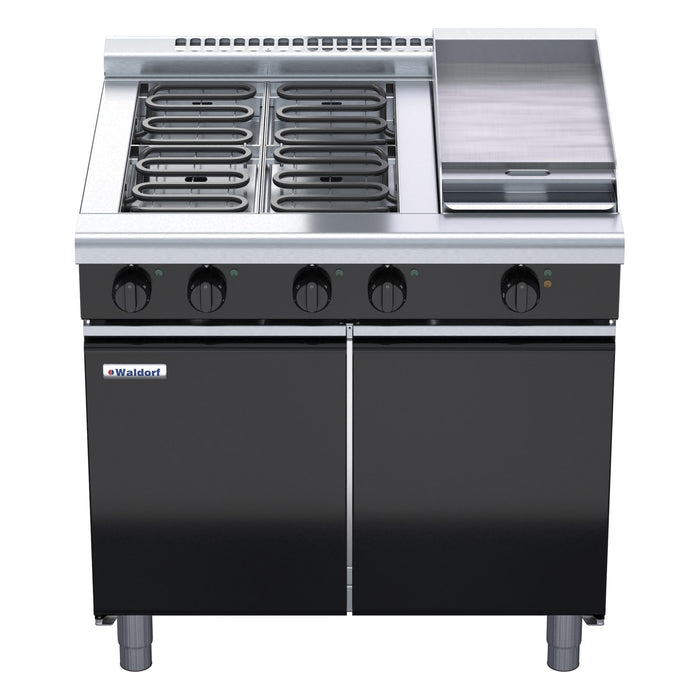Waldorf Bold 900mm Electric Cooktop Low Back Version - Cabinet Base - RNLB8603E-CD
