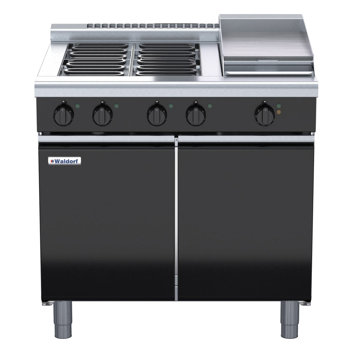Waldorf Bold 900mm Electric Cooktop Low Back Version - Cabinet Base - RNLB8603E-CD