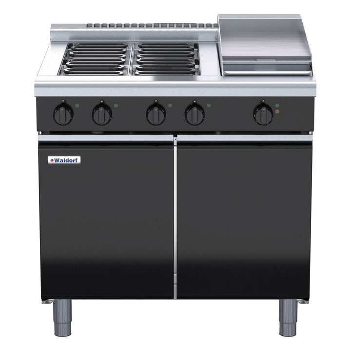 Waldorf Bold 900mm Electric Cooktop Low Back Version - Cabinet Base - RNLB8603E-CD